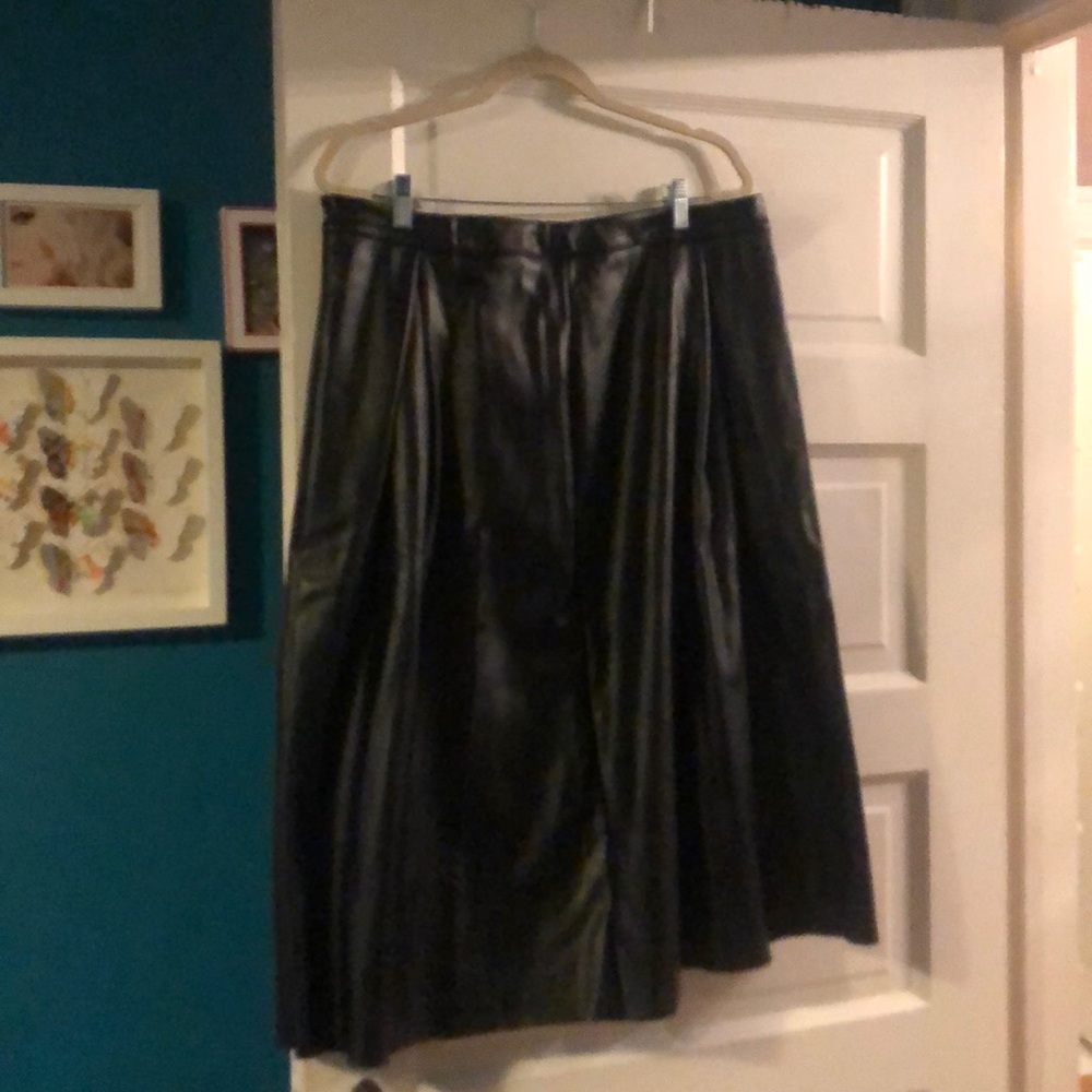ASOS vegan leather skirt